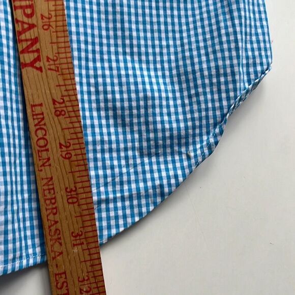 TailorByrd Gingham Short Sleeve Button Down Mens L - Picture 7 of 7
